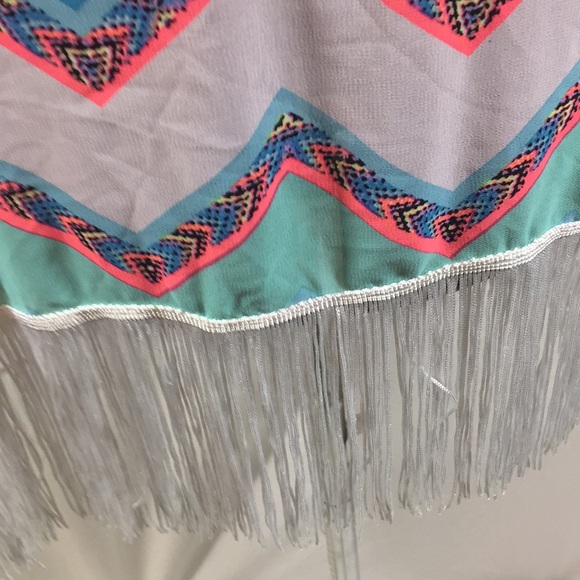 Op Shear Boho Cover Up Top Size M - Picture 5 of 6